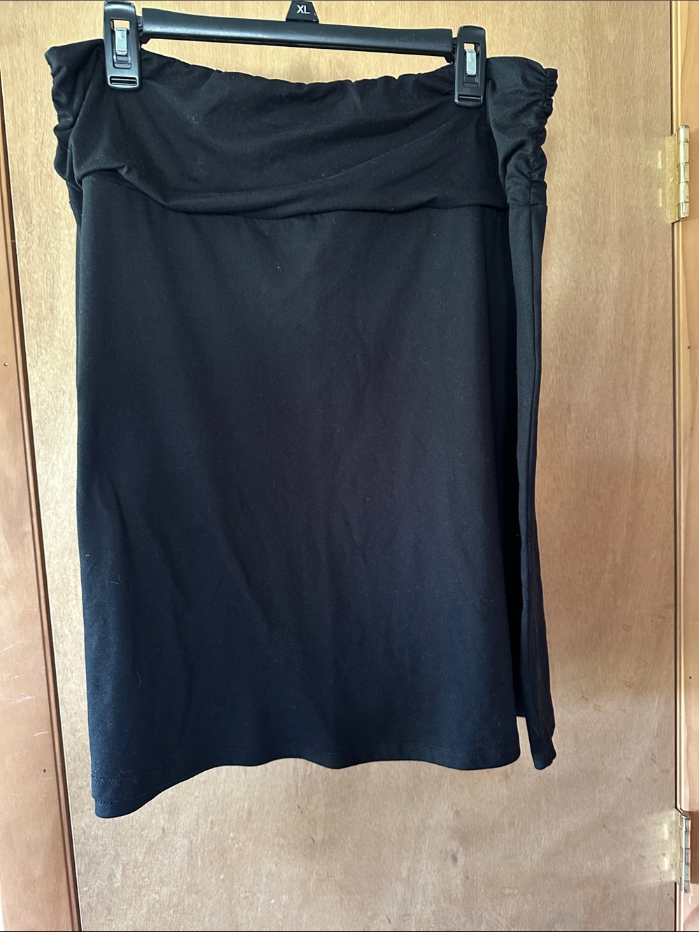 Black Women's Pull-On Skirt - Picture 2 of 4
